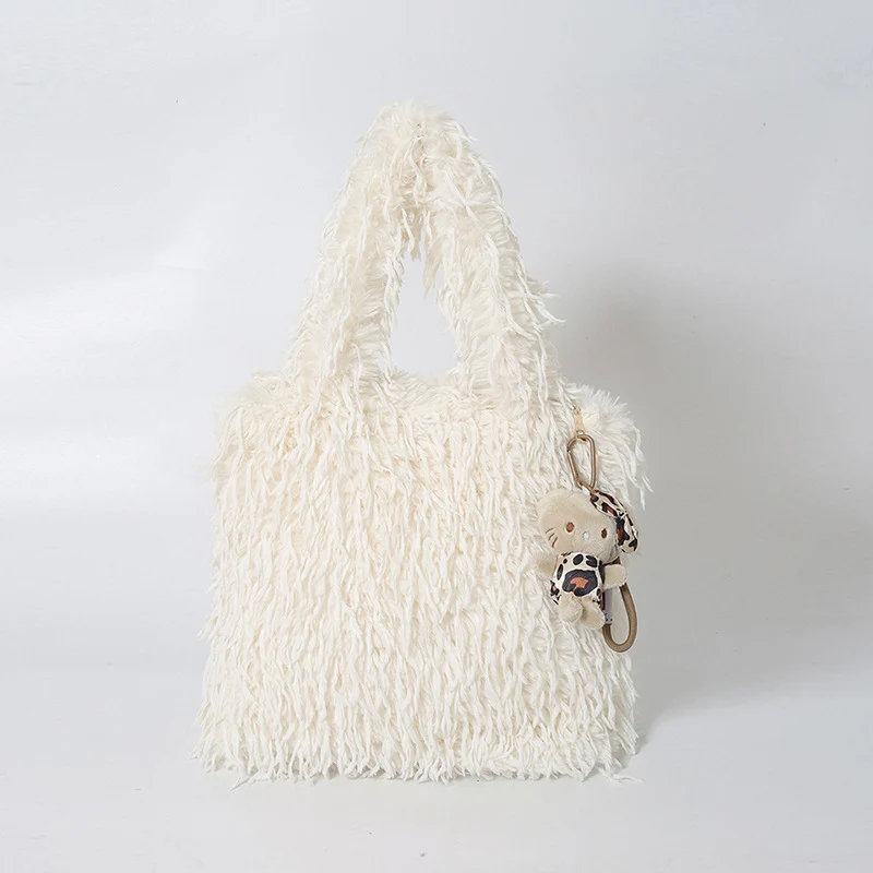Plüsch Texturiertes Einkaufstasche