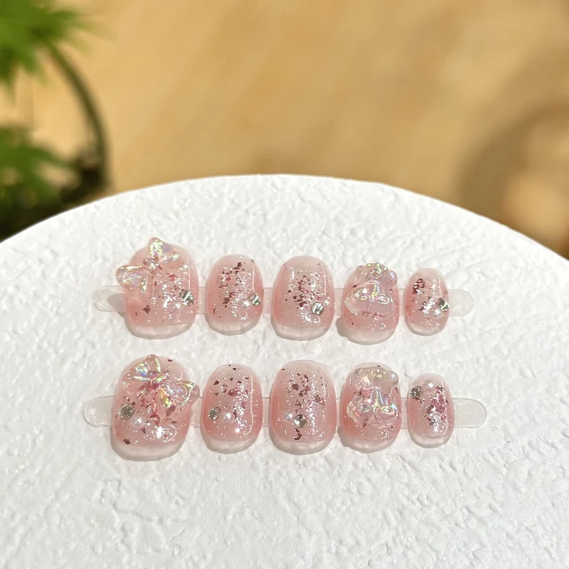 Elegantes Press-On-Nagelset