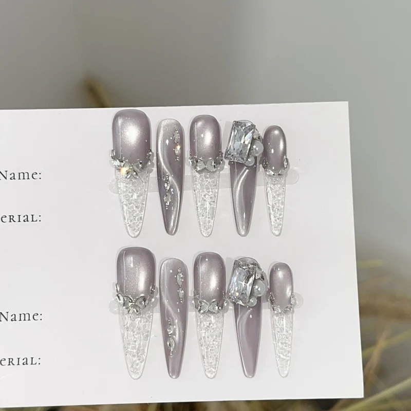 Elegante Press-On Nagelverlängerungen