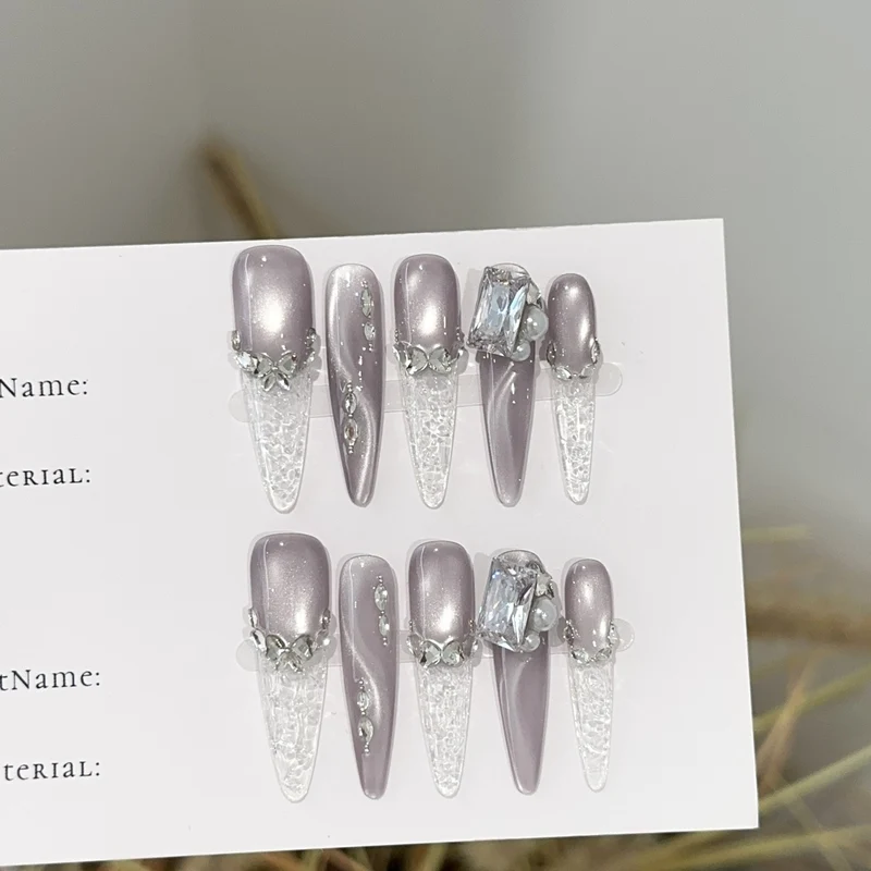 Elegante Press-On Nagelverlängerungen