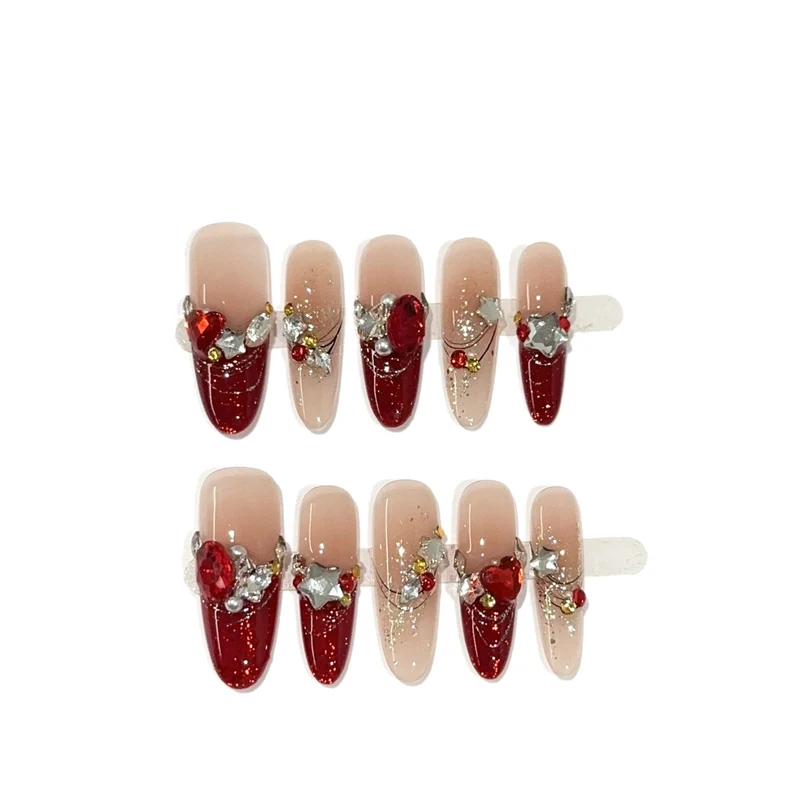 Elegantes Press-On-Nageldesign