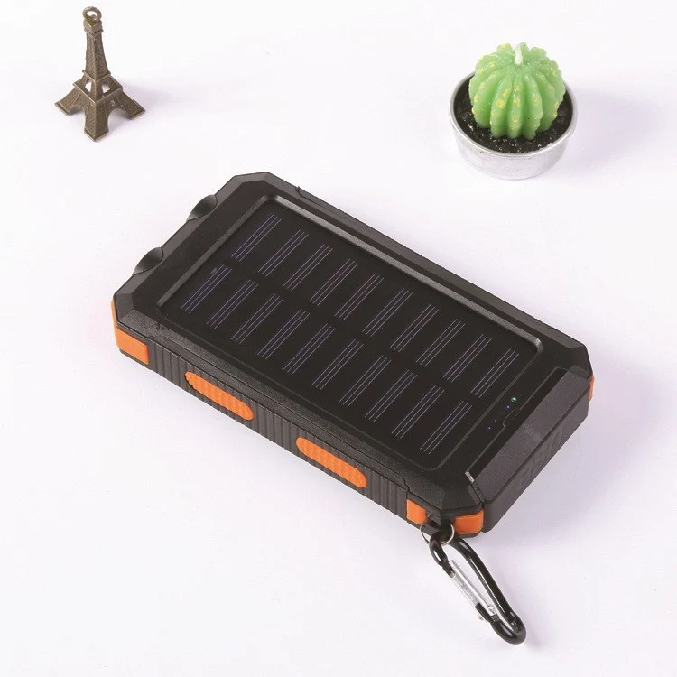 Solar-Ladegerät mit integriertem Kompass und LED-Taschenlampe Skanto
