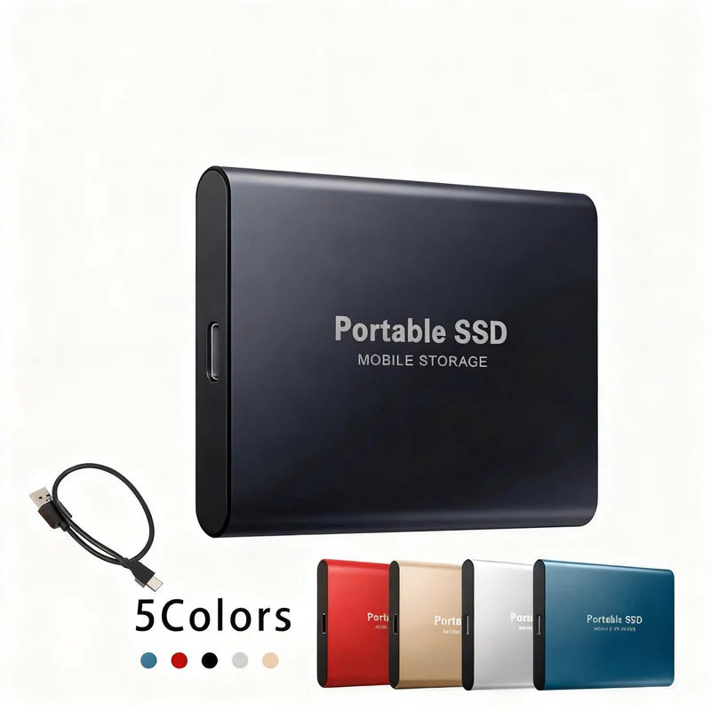 Mobile SSD-Festplatte, Modell T5, ultraflach