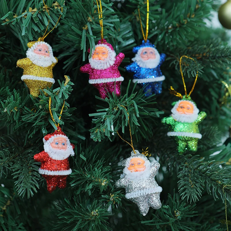 Weihnachtsmann-Anhänger, Kunststoff