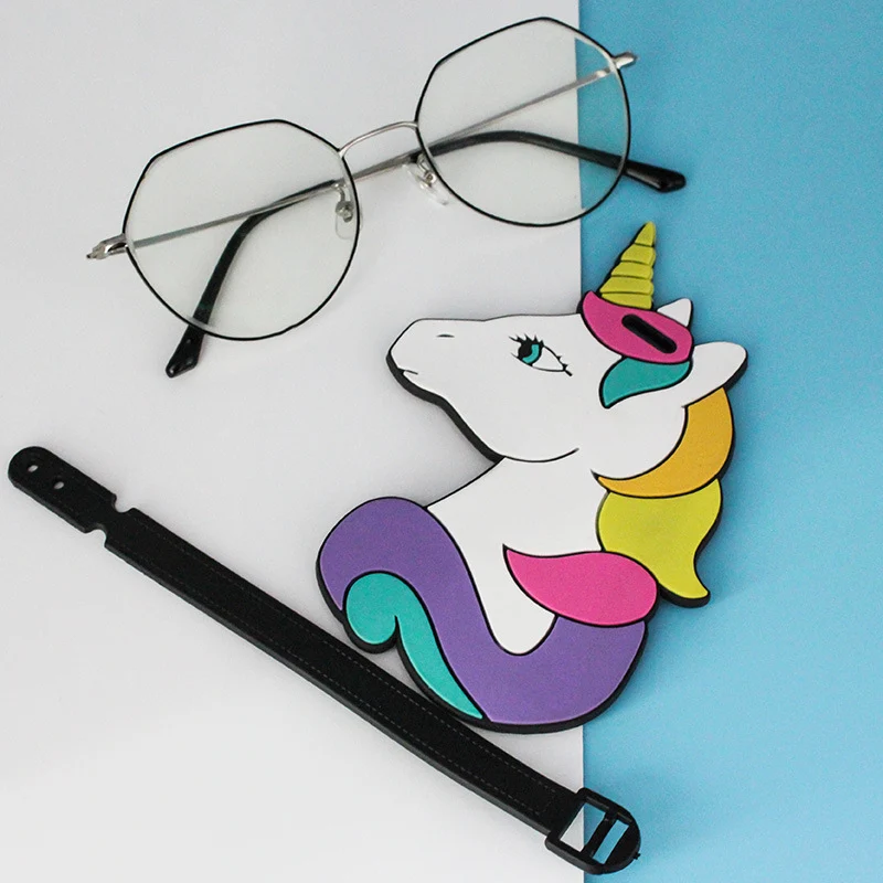 Unisex Gepäckanhänger mit Einhorn-Motiv Skanto