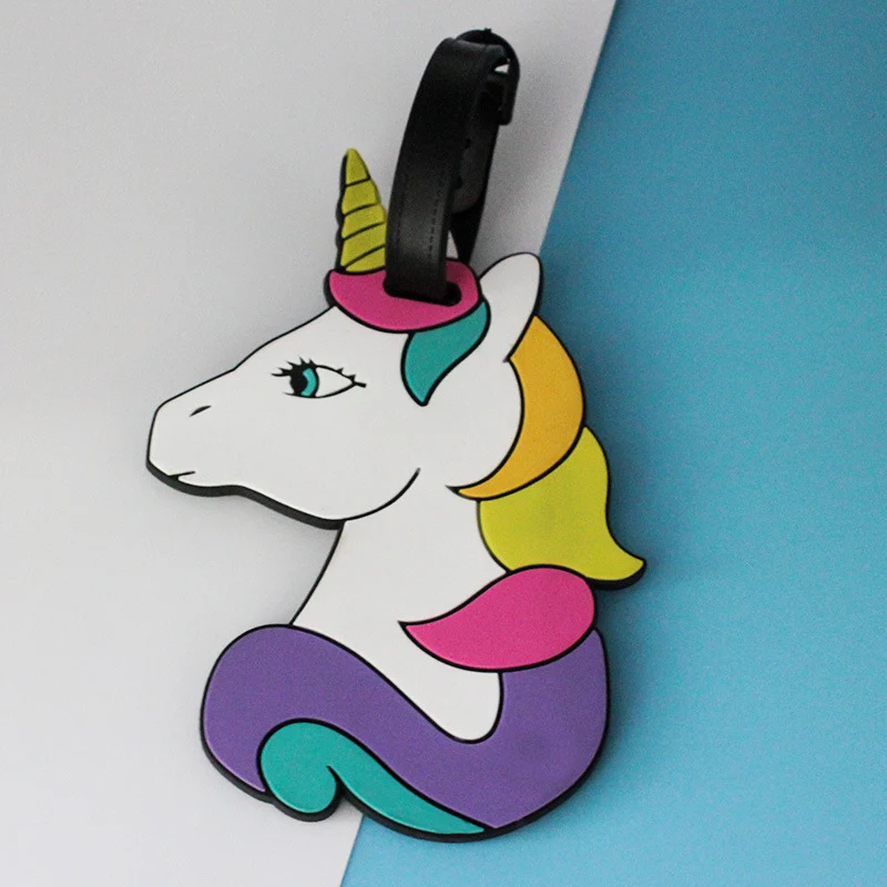 Unisex Gepäckanhänger mit Einhorn-Motiv Skanto
