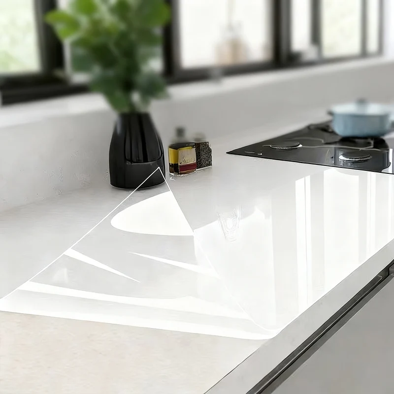 Transparente Schutzfolie für Tische und Möbel