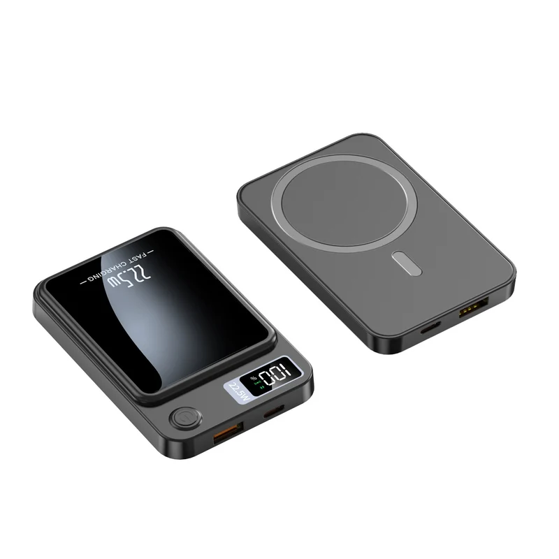 Powerbank mit kabelloser Ladefunktion von Skanto