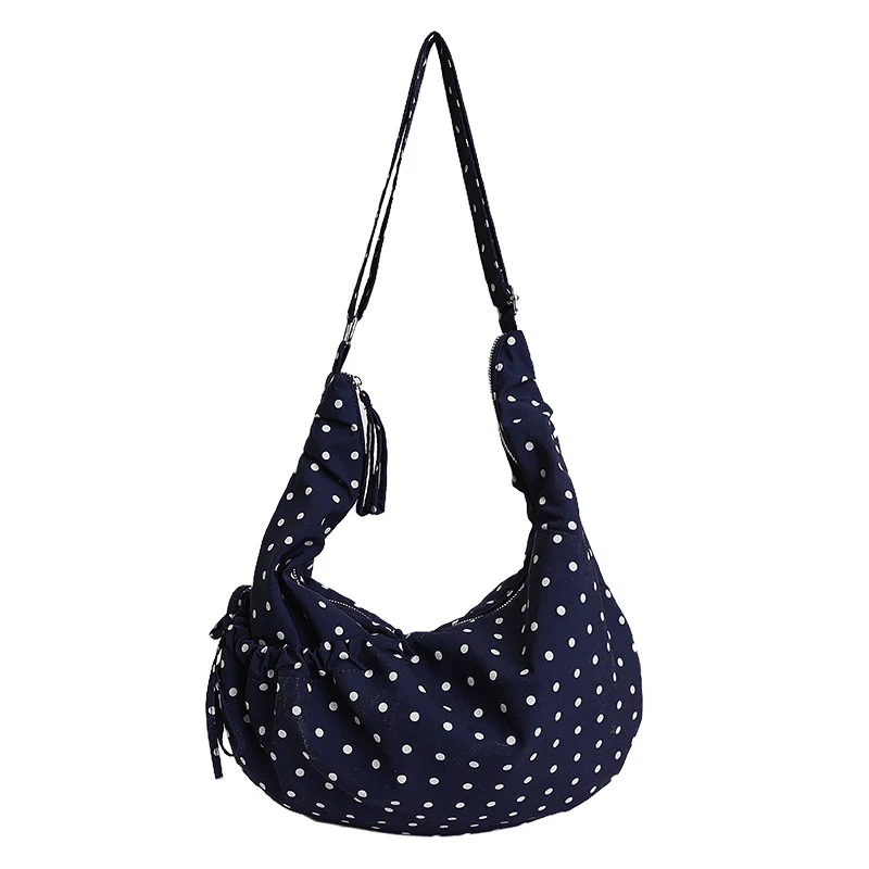 Punktemuster Schultertasche