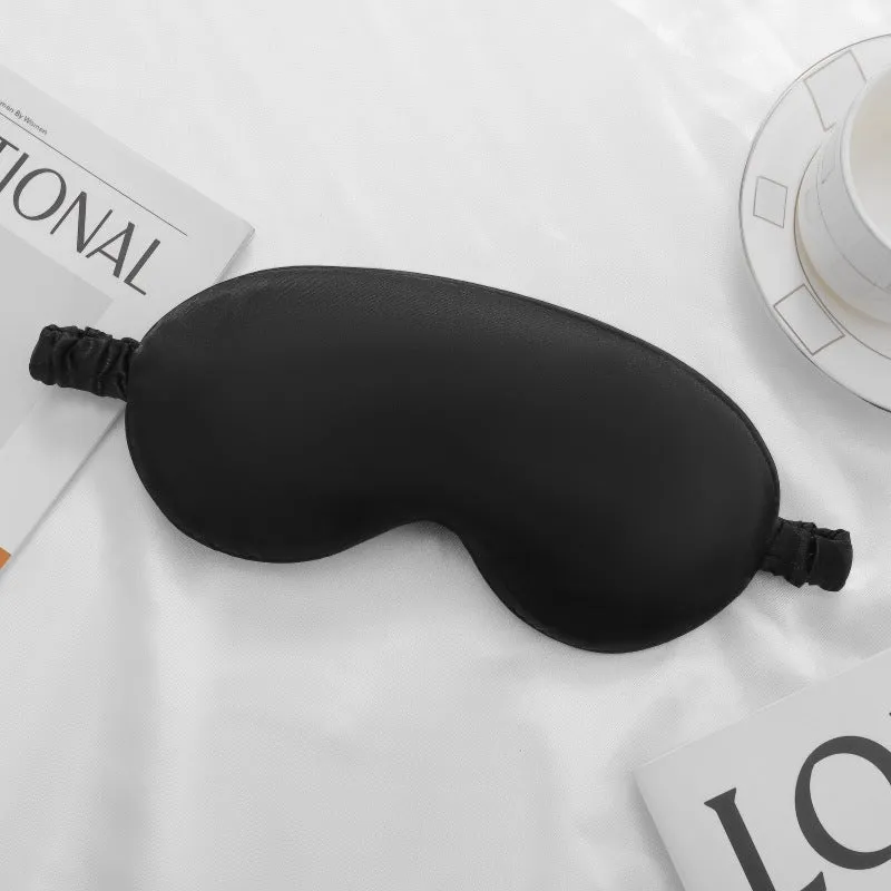 Unisex Nan Seiden-Schlafmaske mit ergonomischer Polsterung und verstellbarem Gummiband Skanto