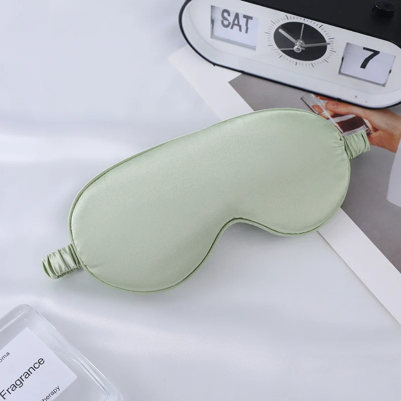 Unisex Nan Seiden-Schlafmaske mit ergonomischer Polsterung und verstellbarem Gummiband Skanto