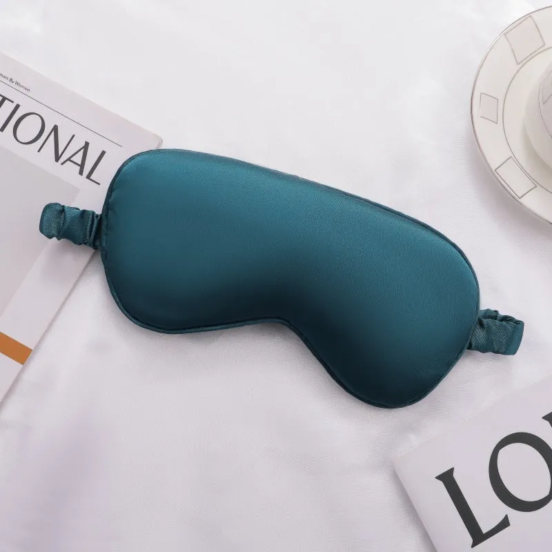 Unisex Nan Seiden-Schlafmaske mit ergonomischer Polsterung und verstellbarem Gummiband Skanto
