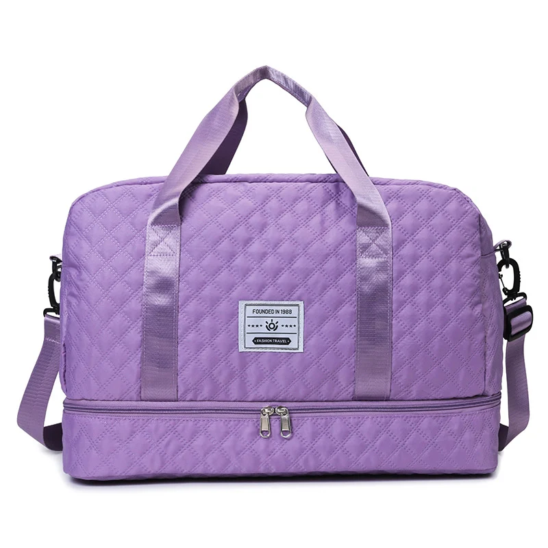Stylische gesteppt Reis Duffle Bag Brehn