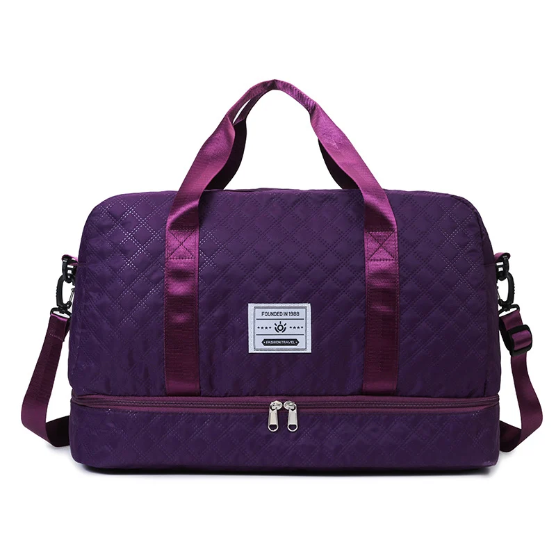 Stylische gesteppt Reis Duffle Bag Brehn