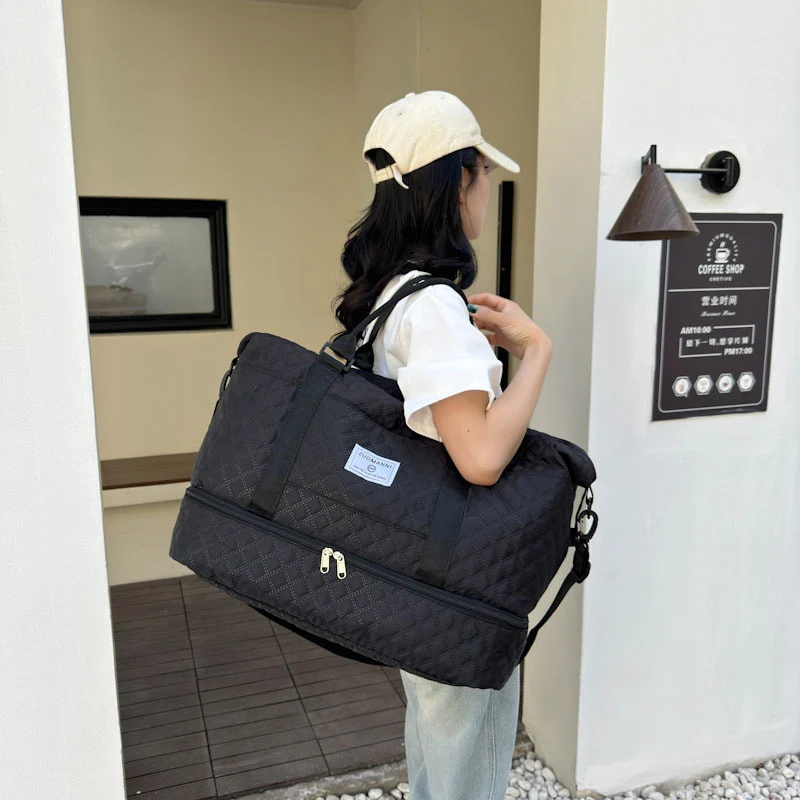 Stilvolle gesteppt Reis-Duffle Brehn