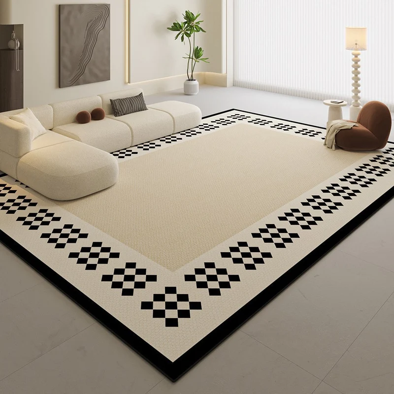 Minimalistischer strukturierter Teppich