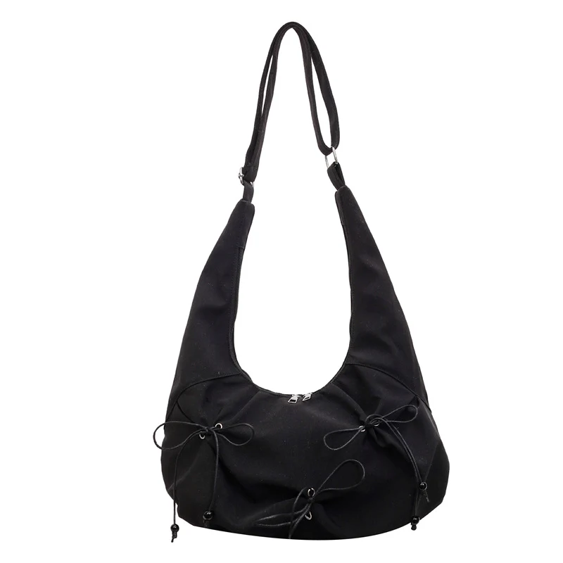 Modische weiche Stoff schlaffe Schultertasche