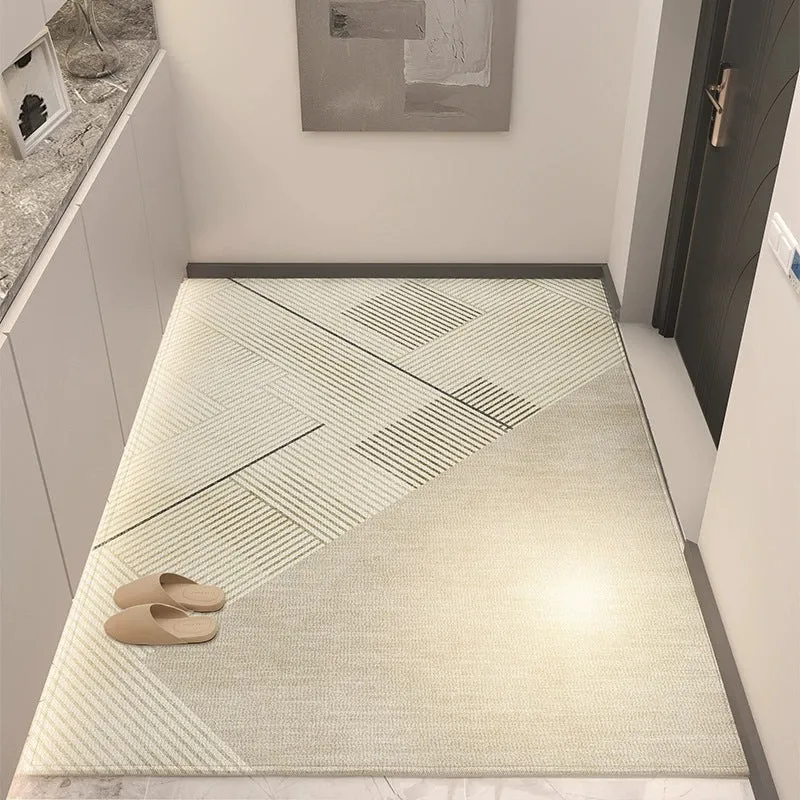 Stylischer geometrischer Teppich