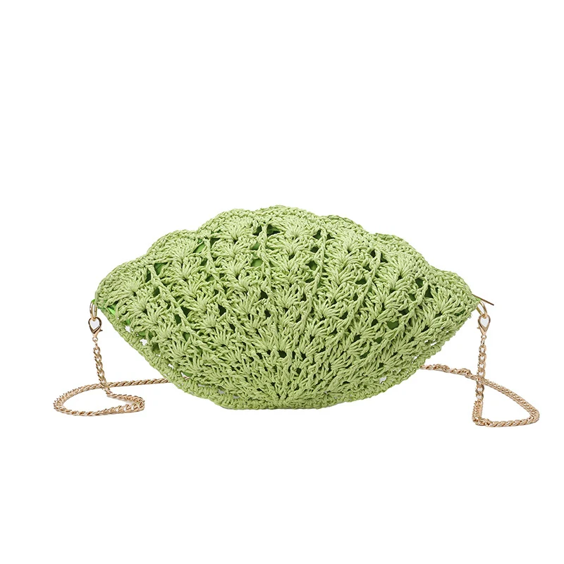 Elegante Häkel-Handtasche in Muschelform