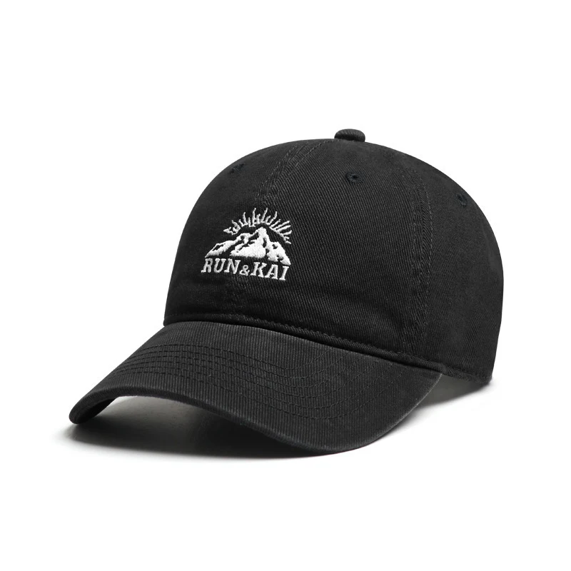 Herren Freizeit Bestickte Kappe im Used-Look Skanto
