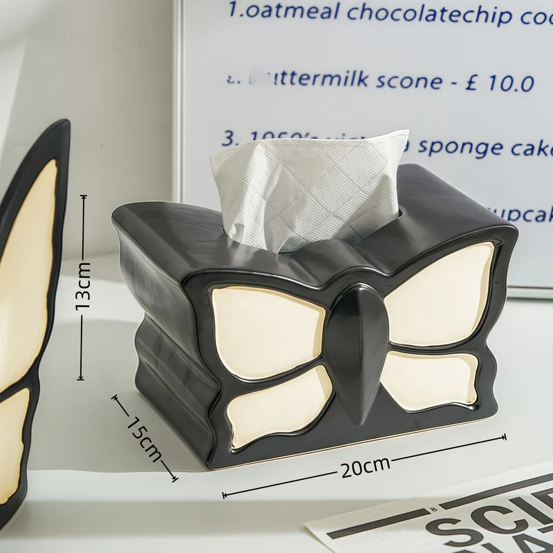 Dekorativer Schmetterling Taschentuchhalter für die Hausausstellung
