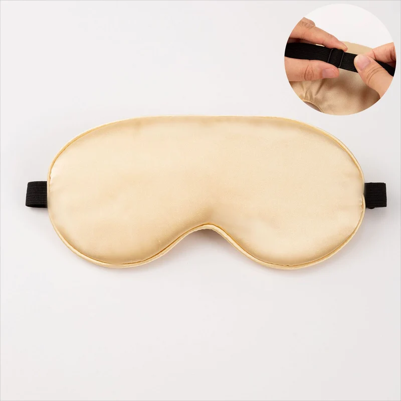 Unisex Nano Ergonomische Schlafmaske mit verstellbarem Gummiband und weicher Satin-Oberfläche Skanto
