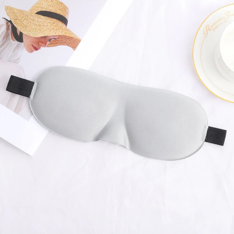 Unisex 3D-Kontur-Augenmaske mit Memory-Schaum, weichem Nasensteg und verstellbarem Komfortband Skanto