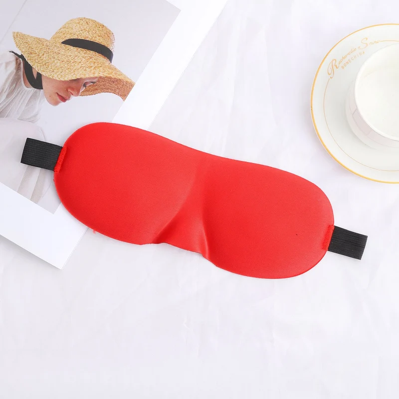 Unisex 3D-Kontur-Augenmaske mit Memory-Schaum, weichem Nasensteg und verstellbarem Komfortband Skanto