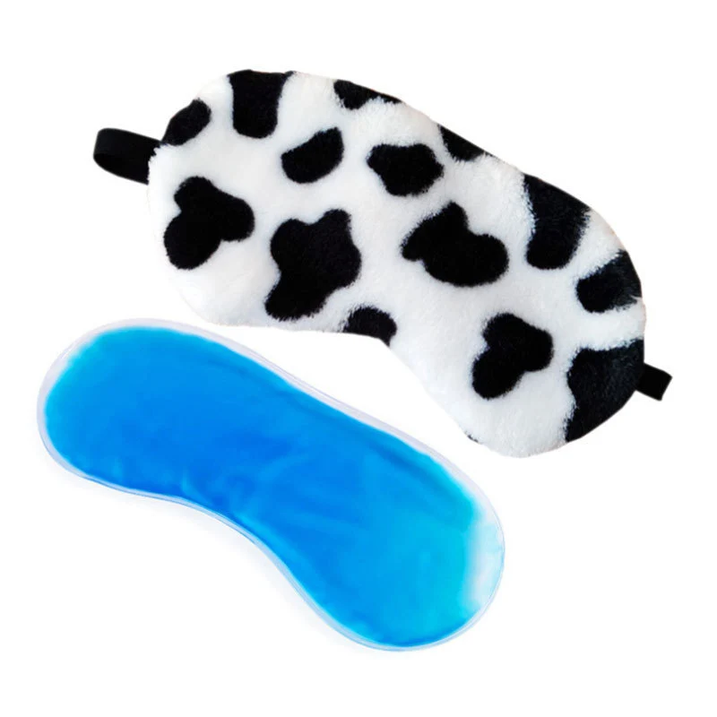 Weiche Plüsch-Schlafmaske für Damen mit ergonomischer Polsterung und elastischem Komfortband Skanto