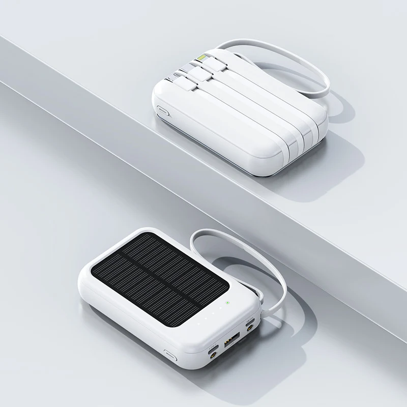 Tragbares Solarladegerät mit Multifunktionsanschlüssen Skanto