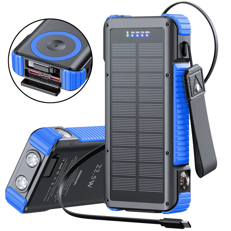 Tragbare Solar-Powerbank Skanto