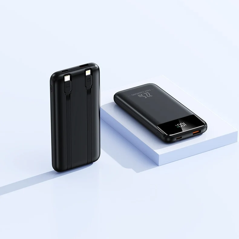 Powerbank mit Schnellladefunktion und digitaler Leistungsanzeige Skanto