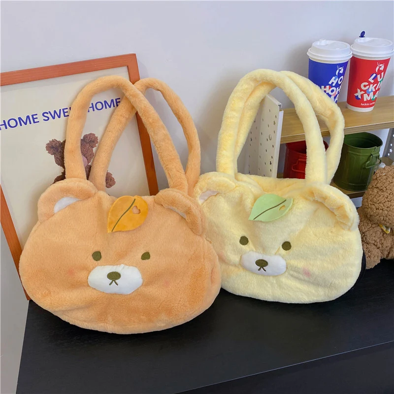 Niedliche Plüsch-Tier-Motiv-Handtasche