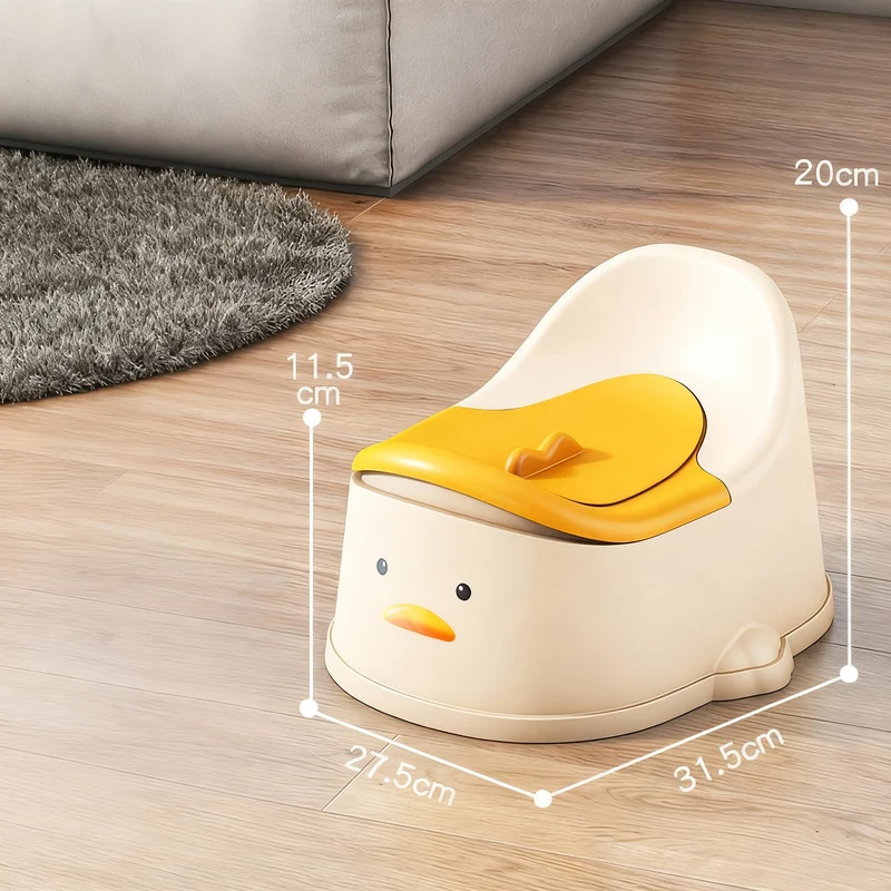Kindersitz mit Rückenlehne für die Toilette