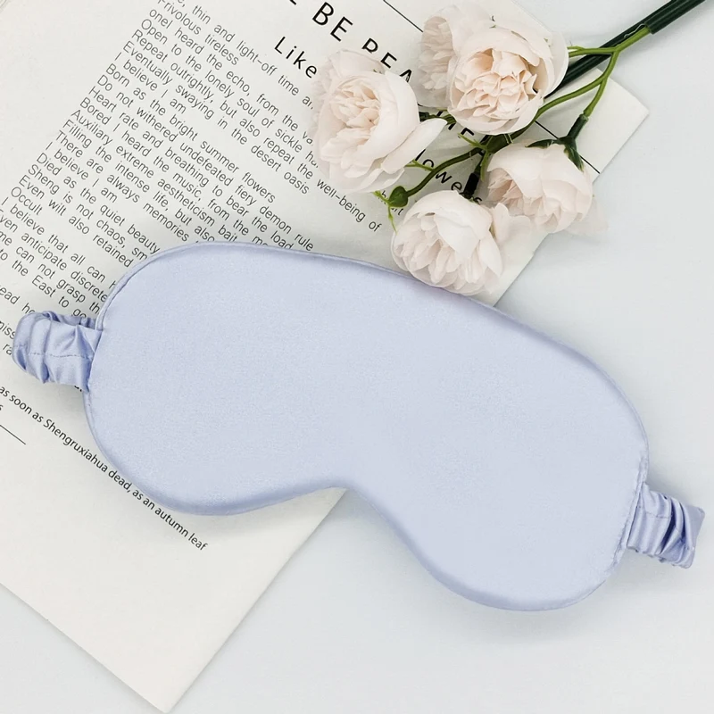 Seidenähnliche Schlafmaske für Damen mit extra Polsterung und elastischer Satinkordel Skanto