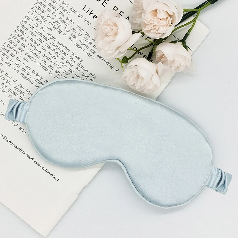 Seidenähnliche Schlafmaske für Damen mit extra Polsterung und elastischer Satinkordel Skanto