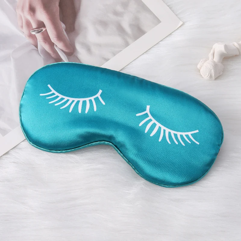 Skanto Seidenweiche Augenmaske für Damen mit weich gepolstertem Futter und elastischem Kopfband Skanto