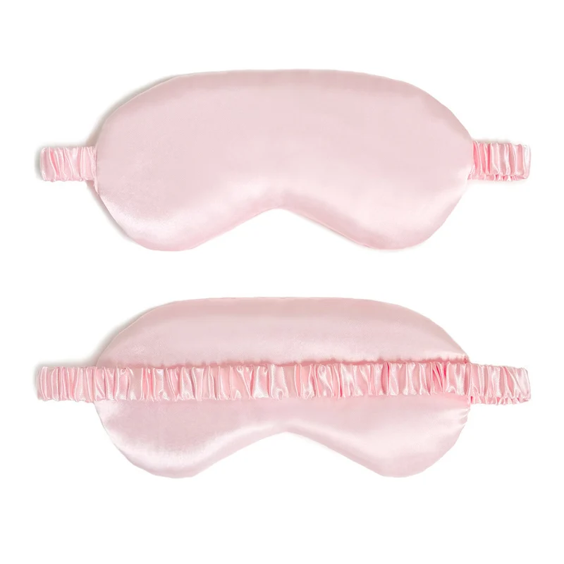 Ergonomische seidige Schlafmaske für Damen mit gepolstertem Nasensteg und elastischem Band Skanto