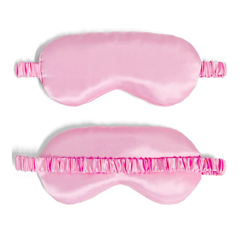 Ergonomische seidige Schlafmaske für Damen mit gepolstertem Nasensteg und elastischem Band Skanto