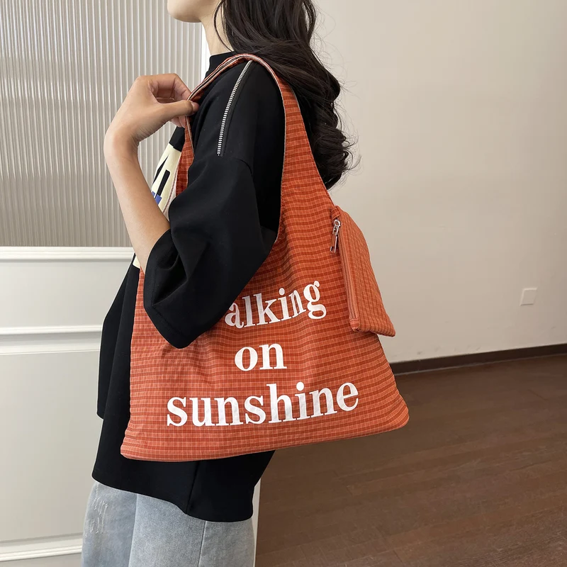 Große Kapazität Leichte Schultertasche