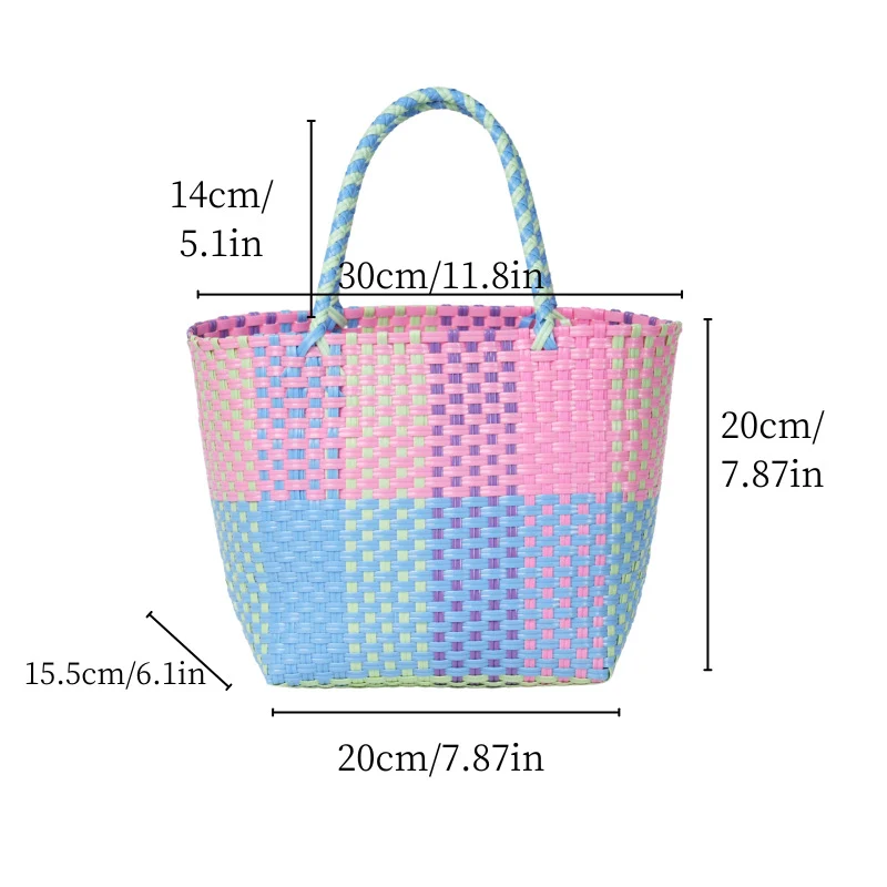 Weiche und farbenfrohe Handtasche Skanto