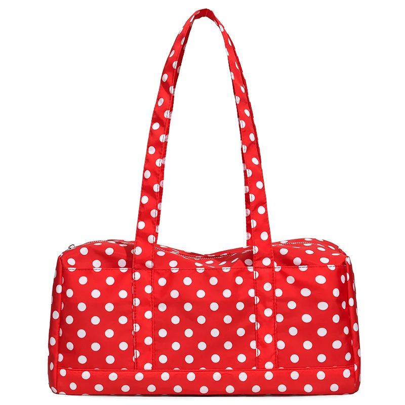 Funktionale gepunktete Wochenendreisetasche
