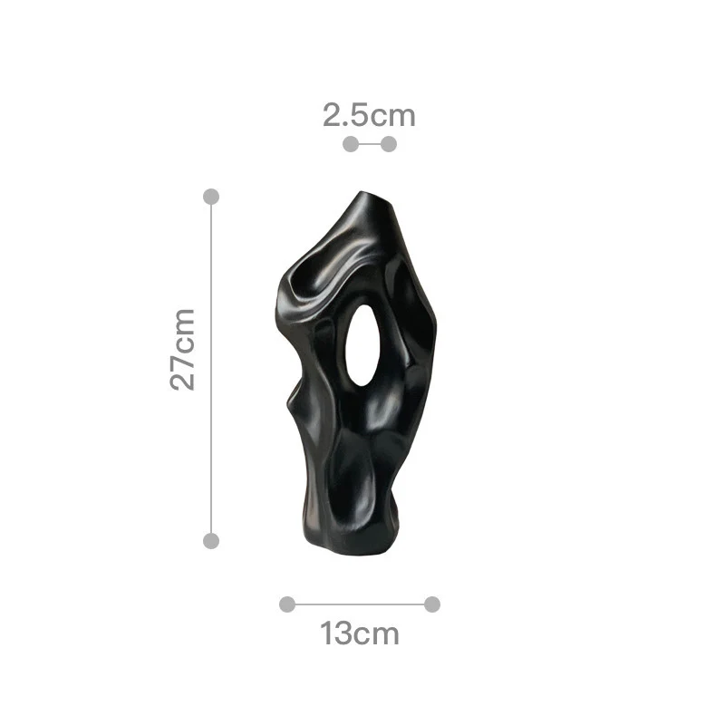 Abstracte Kunst Dekorative Vase für Wohnkultur
