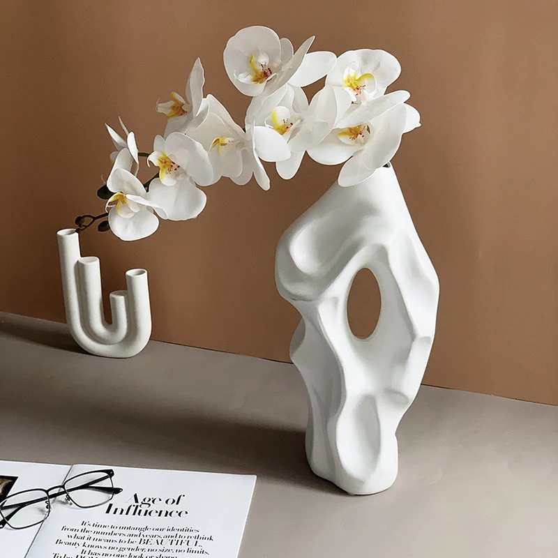 Abstracte Kunst Dekorative Vase für Wohnkultur