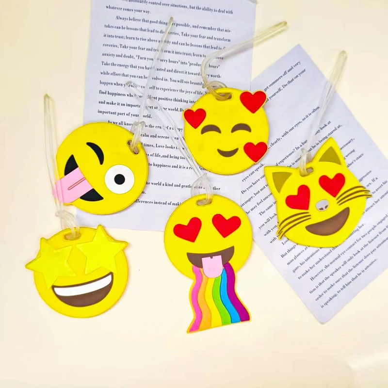Unisex Emoji-inspirierter Kofferanhänger Skanto