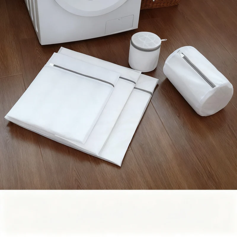 Wäschenetz aus Polyester, grau, verschiedene Größen