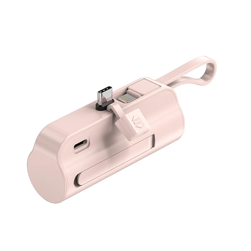 Tragbare Powerbank mit integriertem Kabel Skanto