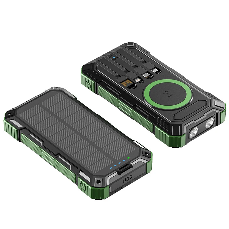 Robuste Solar-Powerbank mit Multi-Port Skanto