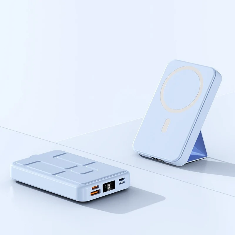 Tragbare MagSafe Powerbank mit integriertem Ständer Skanto