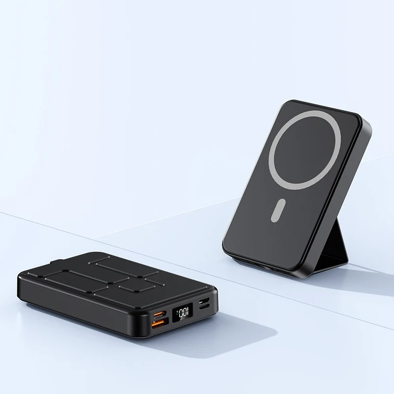 Tragbare MagSafe Powerbank mit integriertem Ständer Skanto